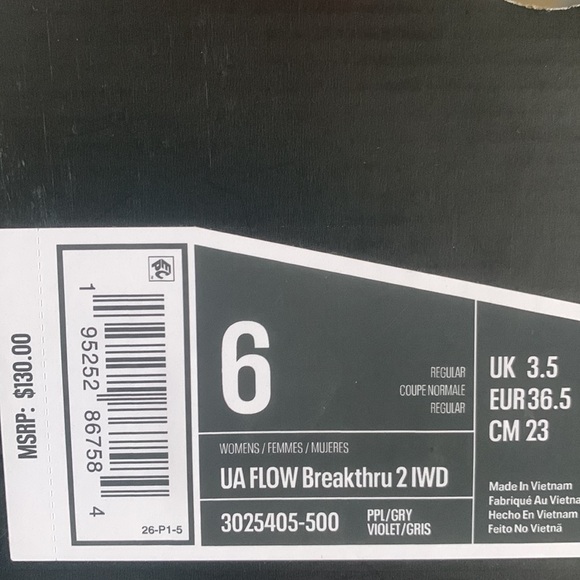 UNDER ARMOUR FLOW Breakthru 2 IWD - Picture 8 of 8